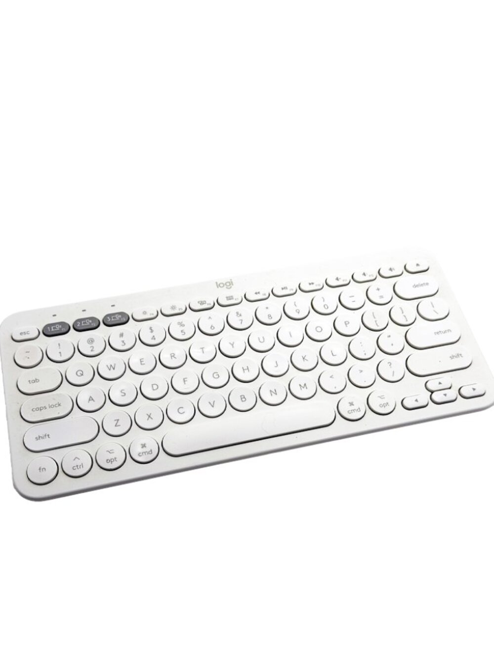 Logitech K380 Multi-Device Wireless / Bluetooth Keyboard for MAC / Off-White